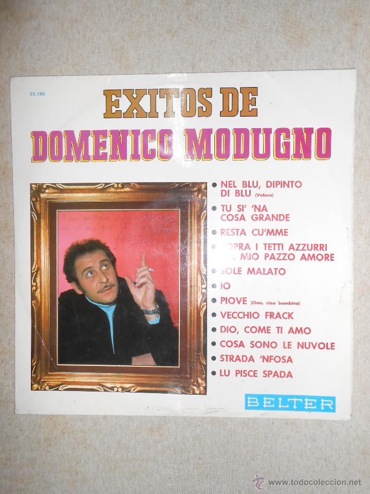 Discos de vinilo: EXITOS DE DOMENICO MODUGNO**NEL BLU,DIPINTO DIBLU**BELTER 1967