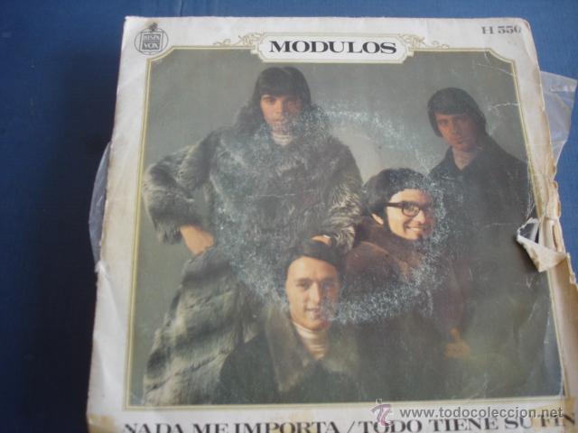 Discos de vinilo: MODULOS NADA ME IMPORTA / TODO TIENE SU FIN - Foto 1