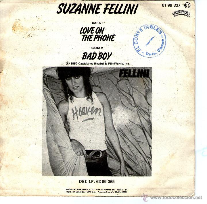 Discos de vinilo: SUZANNE FELLINI LOVE ON THE PHONE - Foto 2