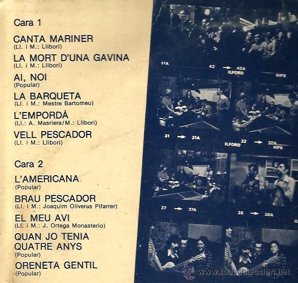 Discos de vinilo: LP GRUP JACOMET : CAN&Ccedil;O MARINERA ( HAVANERES ) - Foto 2