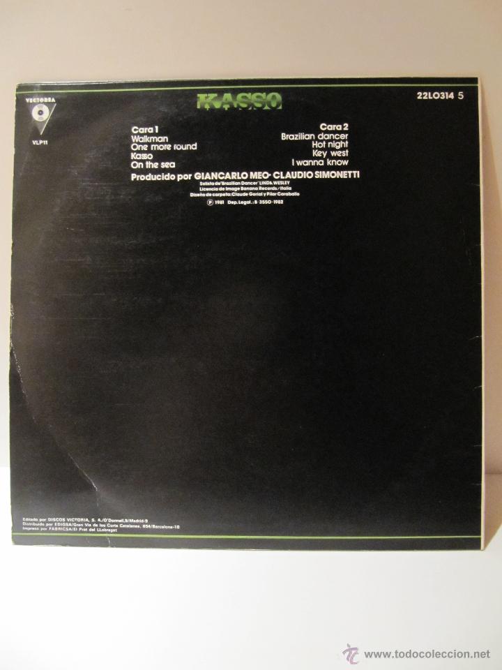 Discos de vinilo: VINILO KASSO. DISCOS VICTORIA 1981 - Foto 2