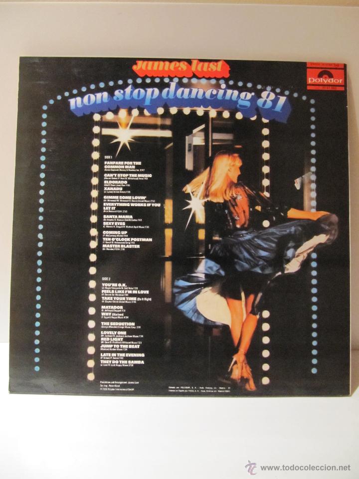 Discos de vinilo: VINILO JAMES LAST. NON STOP DANCING 81. POLYDOR 1981 - Foto 2