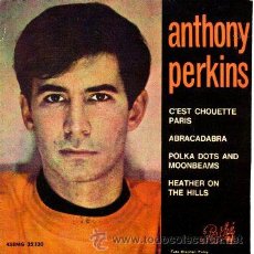 Discos de vinilo: ANTHONY PERKINS 7' EP C'EST CHOUETTE PARIS +3 (SOLO VINILO, SIN PORTADA)