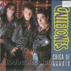 Discos de vinilo: CALLEJONES CHICA DE BARRIO/CORRIENDO FUERA DE TIEMPO (FONOMUSIC 1991). Lote 41671763