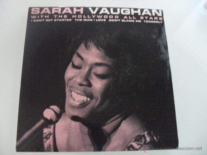 Discos de vinilo: SARAH VAUGHAN - I CANT GET STARTED + 3 EP 1965 - Foto 1