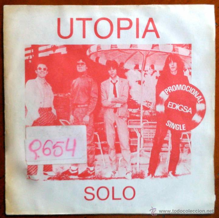Discos de vinilo: UTOPIA (TODD RUNDGREN). SINGLE PROMOCIONAL ESPA&Ntilde;A - Foto 1