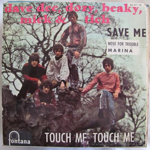 Discos de vinilo: DAVE DEE, DOZY, BEAKY, MICK & TICH - SAVE ME - EP DE 1967 - Foto 1