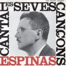 Discos de vinilo: JOSEP M. ESPINAS, EP, GERMÀ + 3, AÑO 1963, EDIPHONE C.M.Nº 8