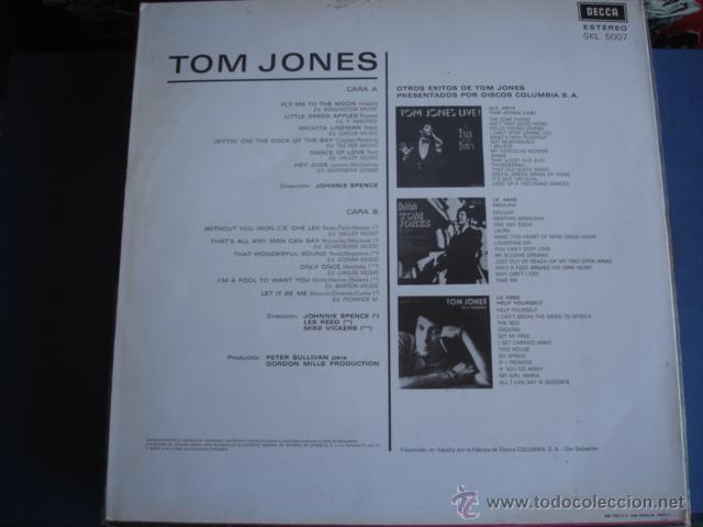 Discos de vinilo: TOM JONES THIS IS TOM JONES - Foto 2