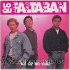 Discos de vinilo: LOS QUE FALTABAN SAL DE MI VIDA/ERES UNA CHICA (SANNI RC. 1991). Lote 41727982