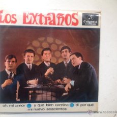 Discos de vinilo: LOS EXTRAÑOS EP OH, MI AMOR + 3 TEMAS PROMO. Lote 41729321