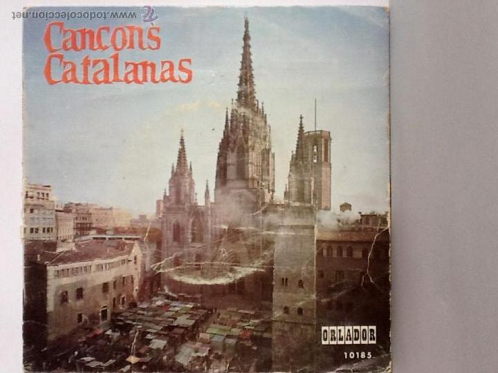 Discos de vinilo: EMILI VENDRELL - Can&ccedil;ons catalanas - EP 1970 - Foto 1