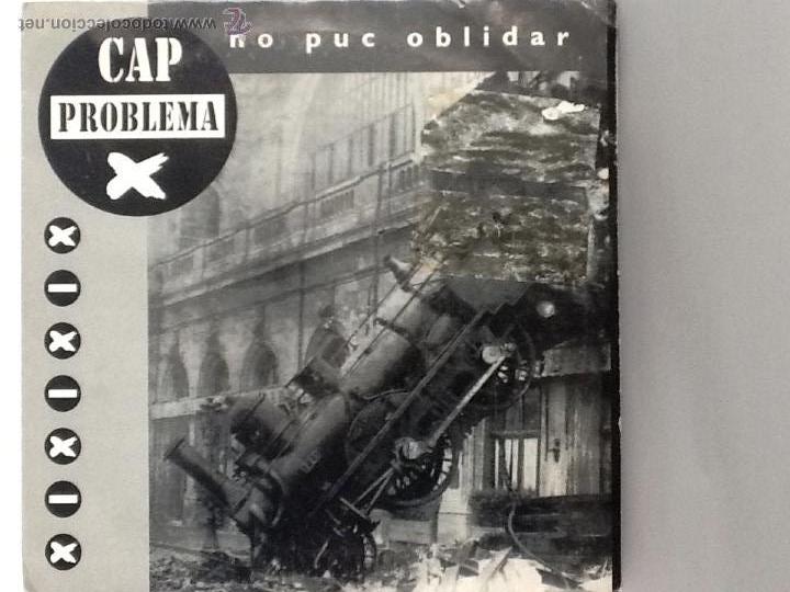 Discos de vinilo: CAP PROBLEMA - No puc oblidar / Dips&oacute;mano - SG PSM Records 1993 - Foto 1