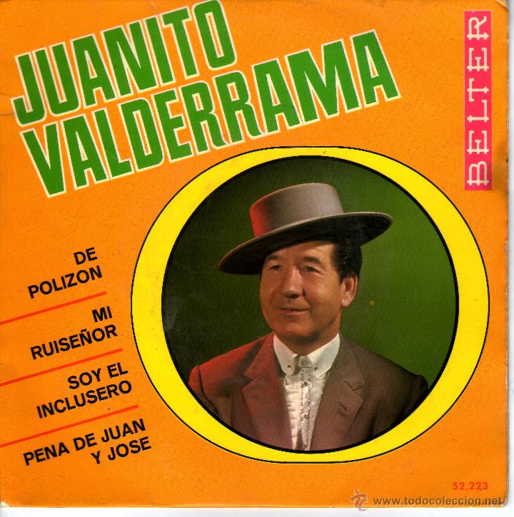 Discos de vinilo: JUANITO VALDERRAMA . DE POLIZON - Foto 1