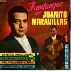 Discos de vinilo: JUANITO MARAVILLAS LO RECOGI SIENDO UN NIÑO. Lote 41738864