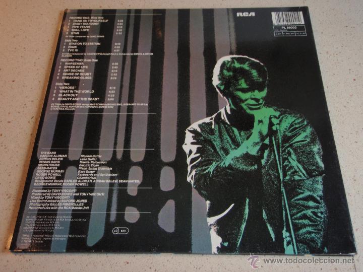 Discos de vinilo: DAVID BOWIE ( STAGE ) DOBLE LP33 1978 - GERMANY RCA* - Foto 2