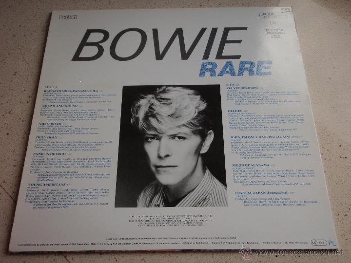 Discos de vinilo: DAVID BOWIE - RARE 1982 - GERMANY LP RCA* - Foto 2