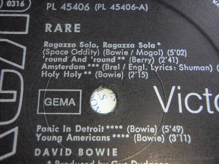 Discos de vinilo: DAVID BOWIE - RARE 1982 - GERMANY LP RCA* - Foto 5