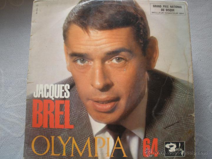 Discos de vinilo: Jacques Brel olympia 64 10 pulgadas - Foto 1