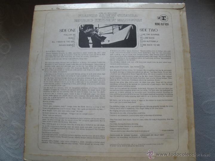 Discos de vinilo: FRANK SINATRA & DUKE ELLINGTON -LP MONO 1968 - Foto 2