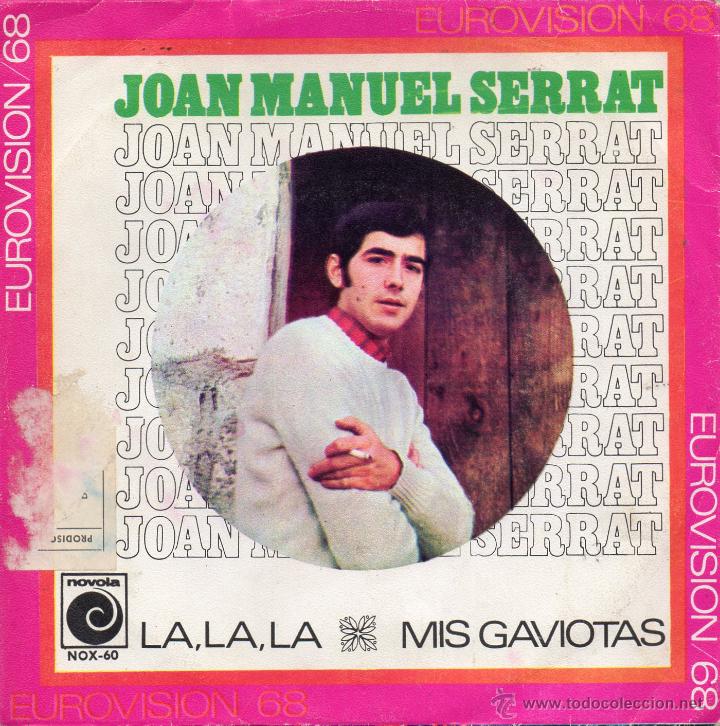 Discos de vinilo: JOAN MANUEL SERRAT, SG, LA, LA, LA + 1, A&Ntilde;O 1968 - Foto 1