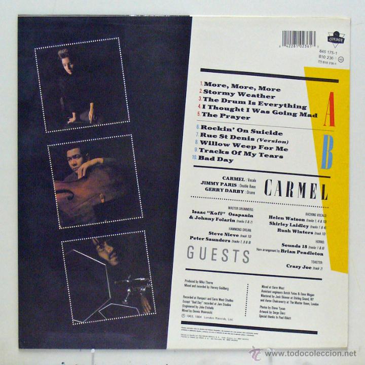 Discos de vinilo: Carmel - The Drum Is Everything (LP Vinilo / Vinyl LP) - Foto 2