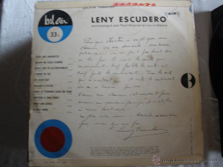 Discos de vinilo: LENY ESCUDERO 10 PULGADAS - Foto 2