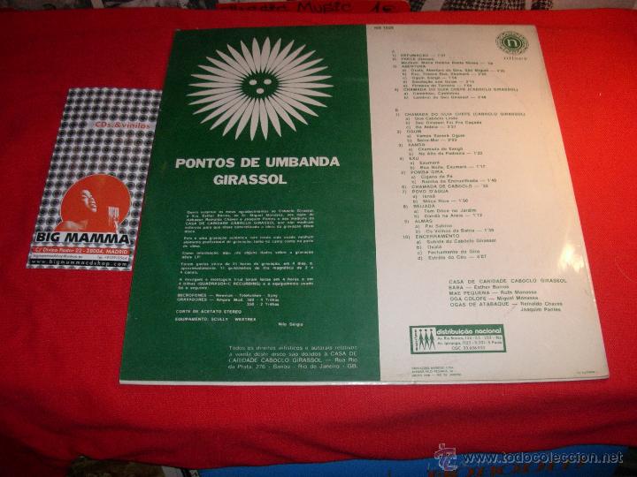 Discos de vinilo: pontos de umbanda girassol lp - Foto 2
