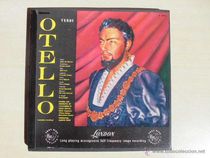 Verdi Otello Mario Del Monaco Tebaldi Erede Sold Through Direct Sale 41809805