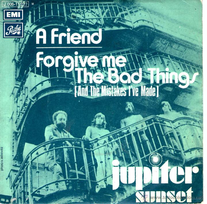 Discos de vinilo: JUPITER SUNSET - A FRIEND - Foto 1