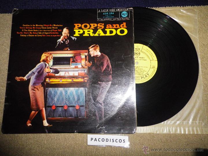 Disques de vinyle: PEREZ PRADO Pops and Prado LP DE VINILO HECHO EN FRANCIA CONTIENE 12 TEMAS VINILO MAS GRUESO HEAVEY