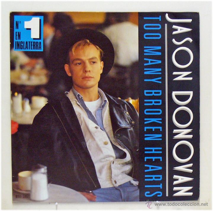 Discos de vinilo: Jason Donovan - Too Many Broken Hearts (Maxi Single Vinilo) - Foto 1
