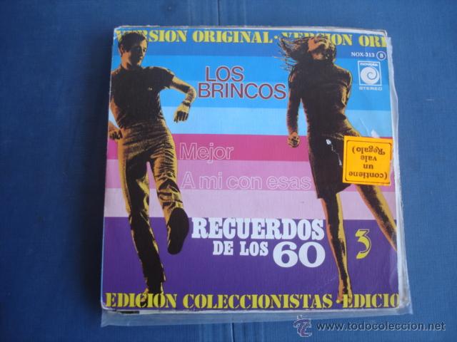 Discos de vinilo: LOS BRINCOS MEJOR / A MI CON ESAS - Foto 1