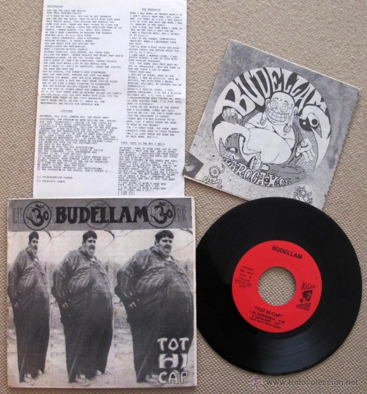 Discos de vinilo: BUDELLAM EP PUNK VINILO 1991 - Foto 1
