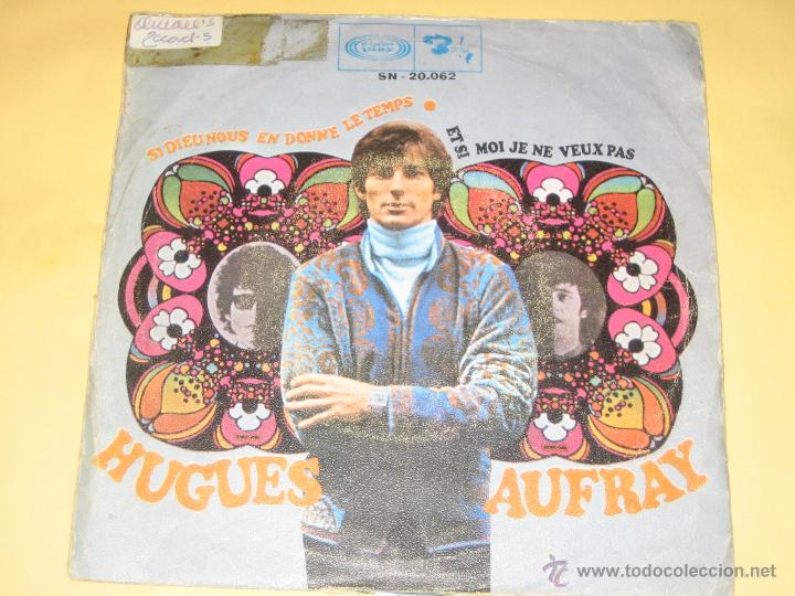 Discos de vinilo: HUGUES AUFRAY - ED. ESPA&Ntilde;OLA 1967 - Foto 1