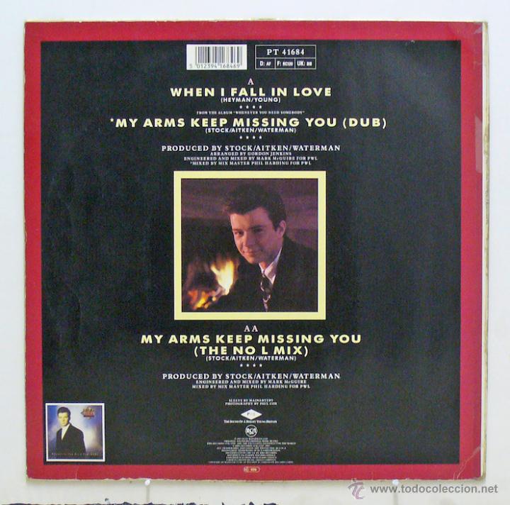 Discos de vinilo: Rick Astley - When Im Fall In Love (Maxi Single Vinilo) - Foto 2