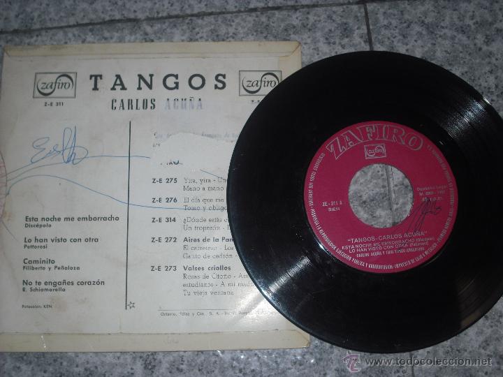 Discos de vinilo: Carlos Acu&ntilde;a -Tangos - Foto 3