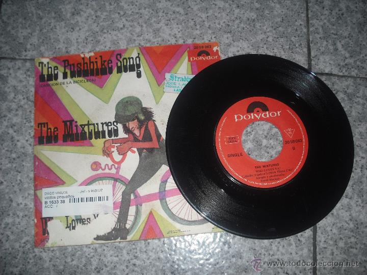 Discos de vinilo: The Mixtures,con The Pushibike Song en Single - Foto 3