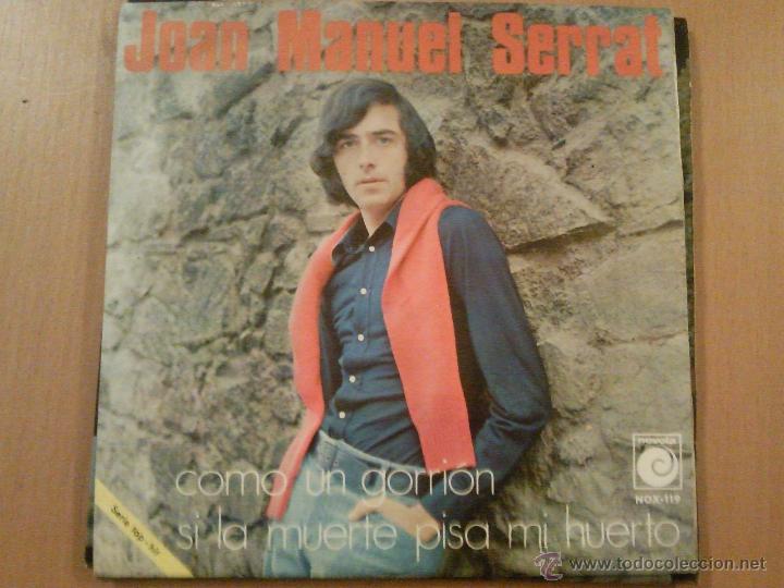 Discos de vinilo: JOAN MANUEL SERRAT COMO UN GORRION SINGLE - Foto 1