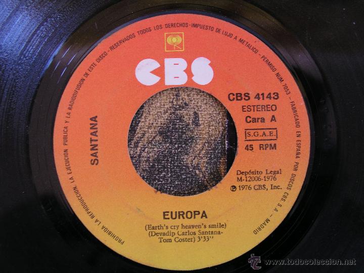 Discos de vinilo: VINILO  DE SANTANA &ndash; EUROPA - Foto 4