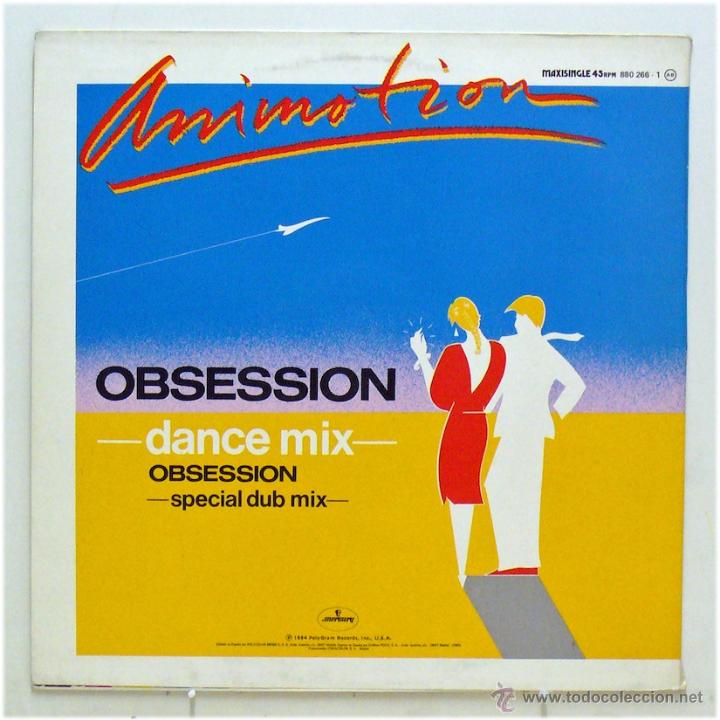 Discos de vinilo: Animotion - Obsession (Maxi Single Vinilo) - Foto 2