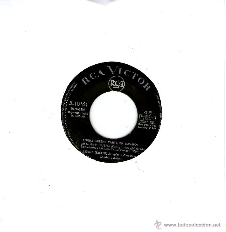 Discos de vinilo: LORNE GREENE - Foto 2