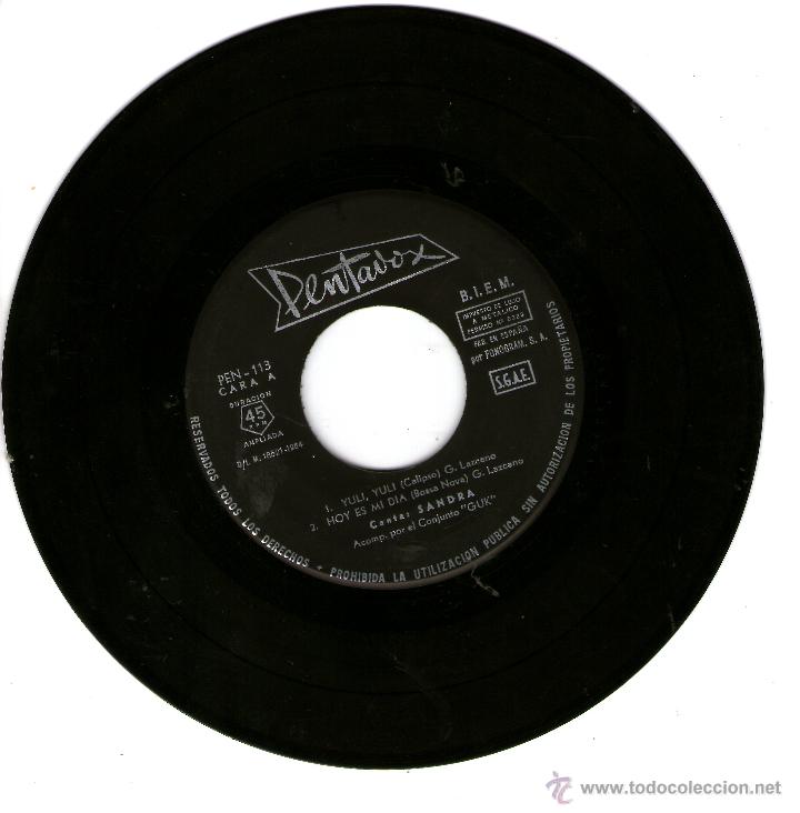 Discos de vinilo: SANDRA YULI YULI - Foto 1