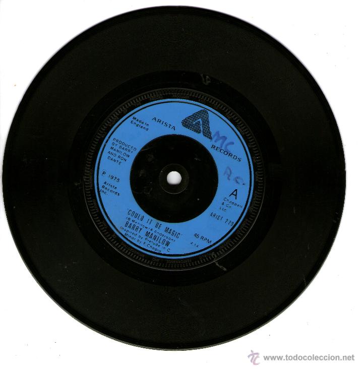 Discos de vinilo: BARRY MANILOW COULO IT BE MAGIC - Foto 1