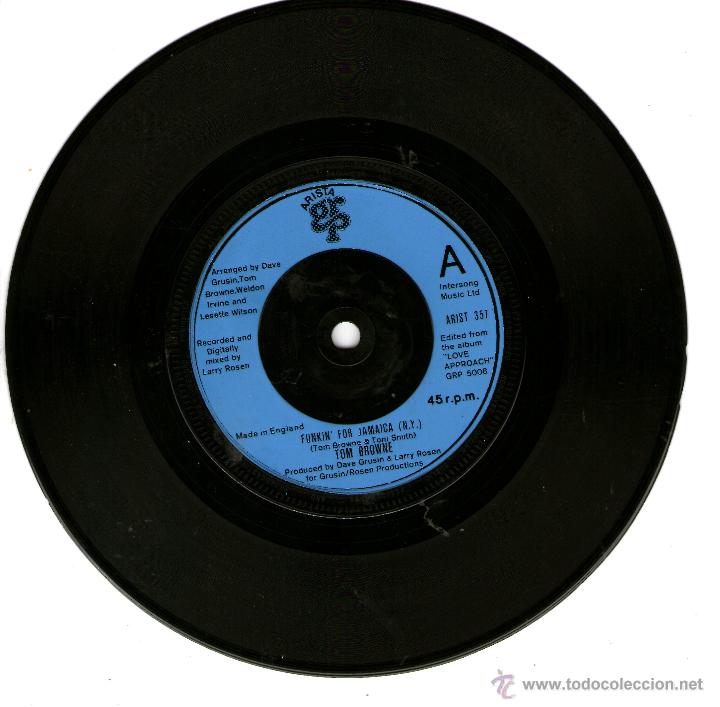 Discos de vinilo: TOM BROWNE FUNKIN FOR JAMAICA - Foto 1