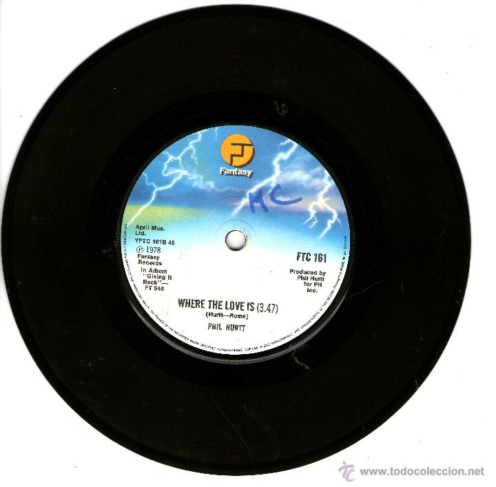 Discos de vinilo: PHIL HURTT WHERE THE LOVE IS - Foto 1