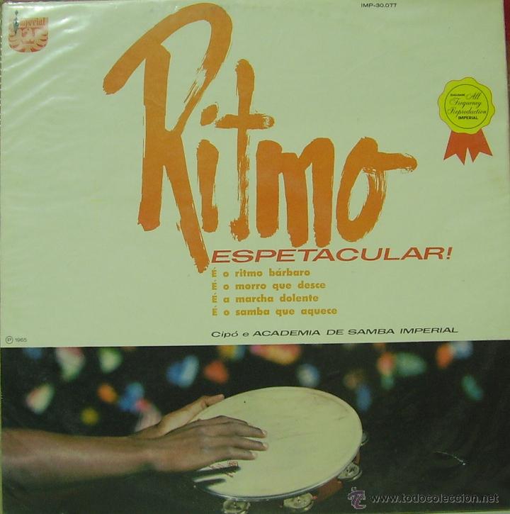 Vinyl records: ACADEMIA DE SAMBA IMPERIAL-RITMO ESPETACULAR LP VINILO 1965 (BRASIL)