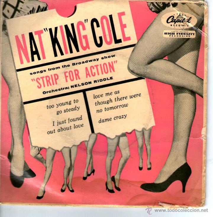 Discos de vinilo: NAT KING COLE...STRIP FOR ACTION - Foto 1