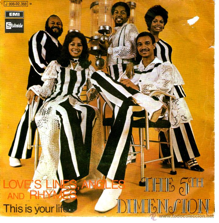Discos de vinilo: THE 5TH DIMENSION LOVES LINES, ANGLES AND RHYMES - Foto 1