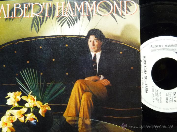 Disques de vinyle: ALBERT HAMMOND PROMO WHITE LABEL EN ESPA&Ntilde;OL EX/NM 1981